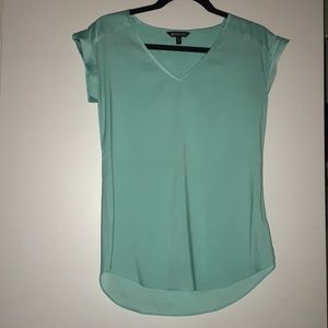 Mint v-neck blouse